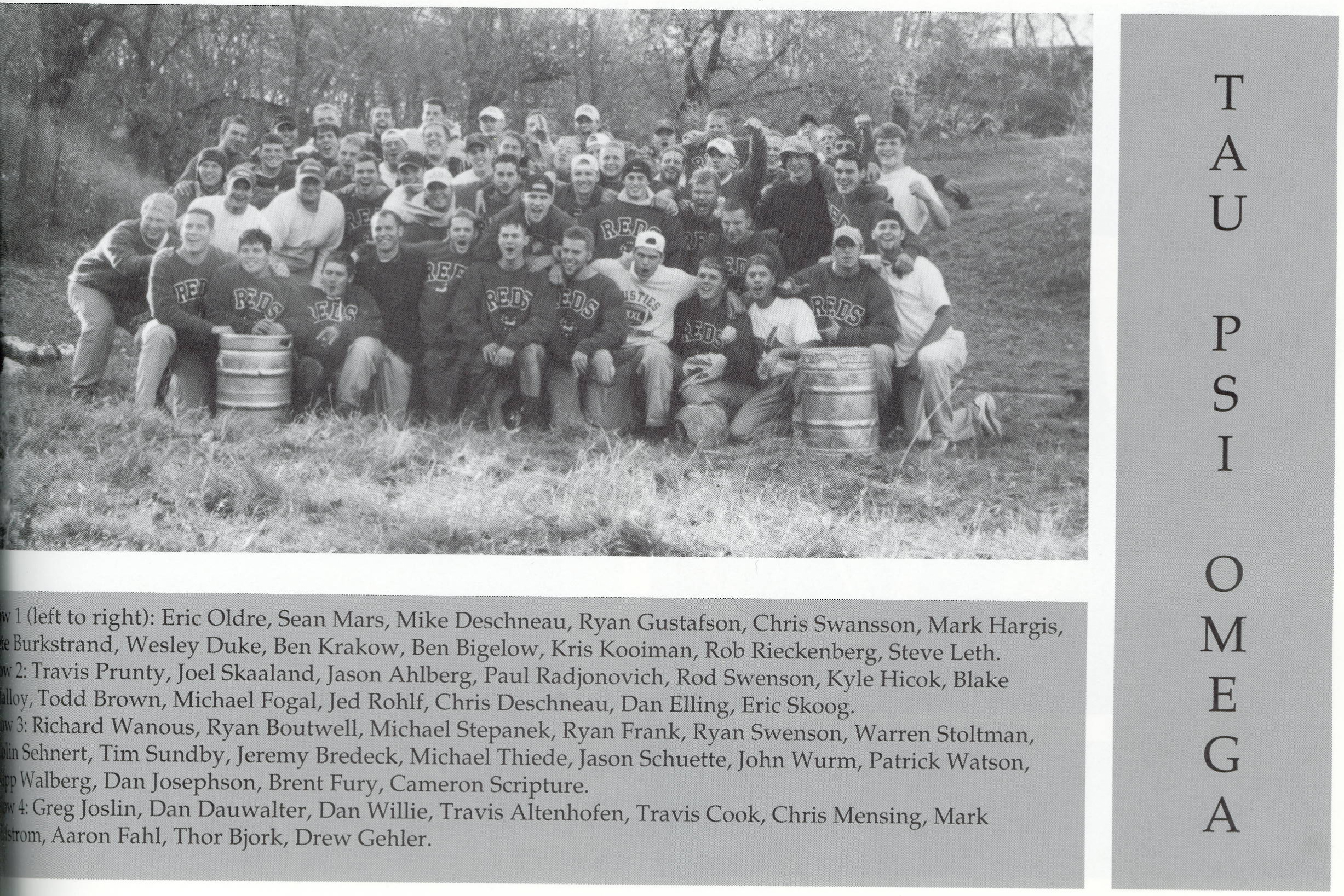 Tau Psi Omega Greek Life at Gustavus